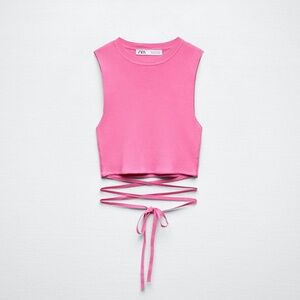 KNOTTED WAIST KNIT TOP